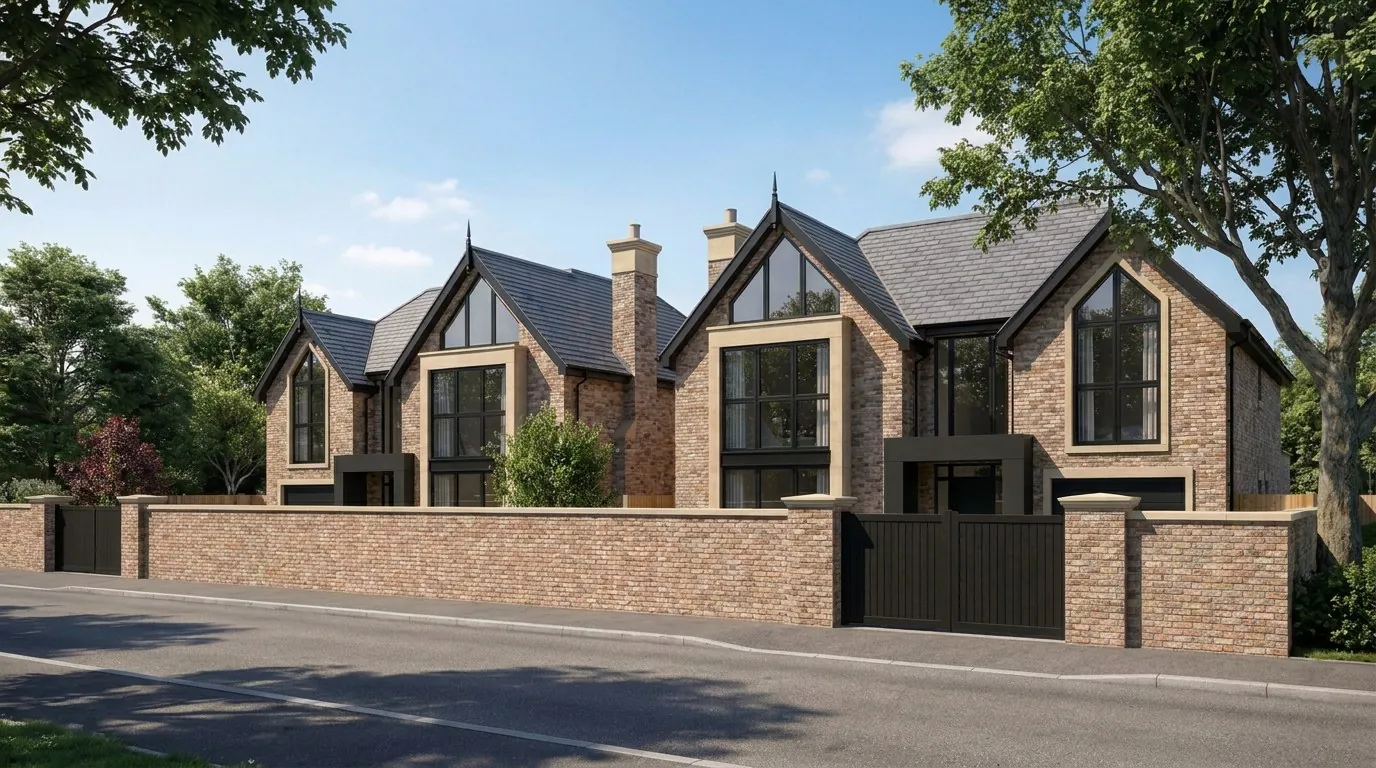 The development from Chester Road